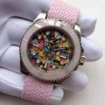 AAA Grade Replica Watches - Rolex Submariner Pink Band Pink Ceramic Bezel Watch